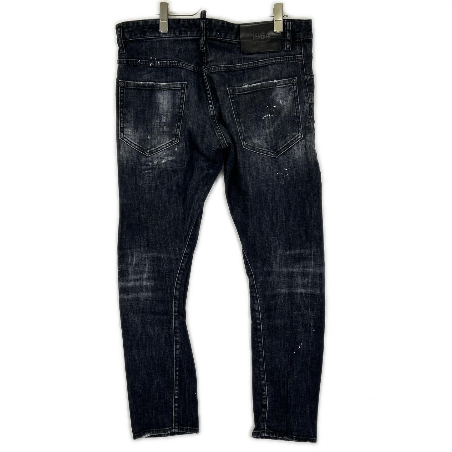 DSQUARED2 ディースクエアード S71LB1460 ブラック ダメージ加工 SEXY TWIST JEAN/セクシーツイスト デニムパンツ ボトムス