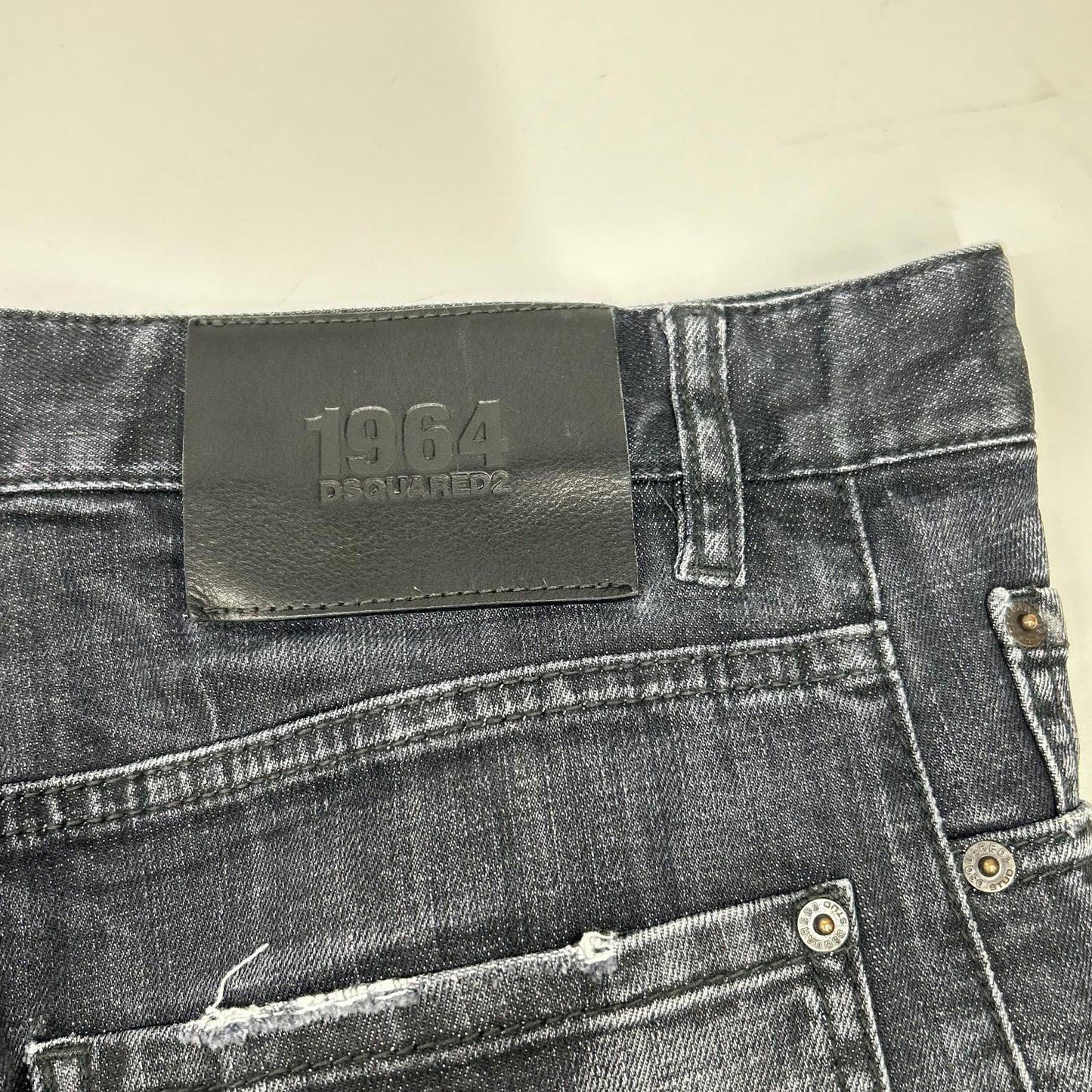 DSQUARED2 ディースクエアード S71LB1460 ブラック ダメージ加工 SEXY TWIST JEAN/セクシーツイスト デニムパンツ ボトムス