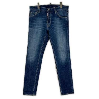 DSQUARED2 ディースクエアード S74LB1571 インディゴ COOL GUY JEAN/クールガイジーン ウォッシュド加工 デニムパンツ ボトムス
