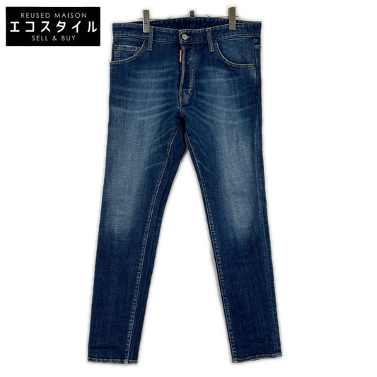 DSQUARED2 ディースクエアード S74LB1571 インディゴ COOL GUY JEAN/クールガイジーン ウォッシュド加工 デニムパンツ ボトムス
