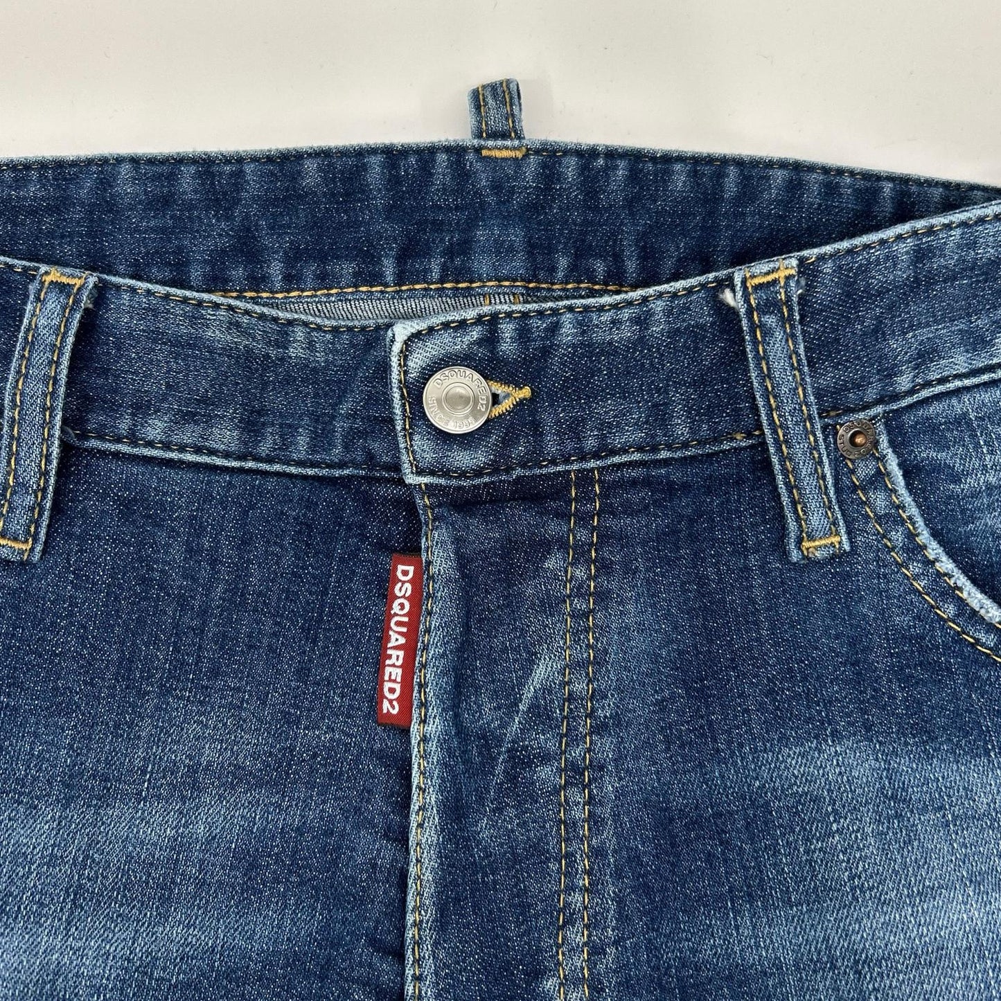 DSQUARED2 ディースクエアード S74LB1571 インディゴ COOL GUY JEAN/クールガイジーン ウォッシュド加工 デニムパンツ ボトムス