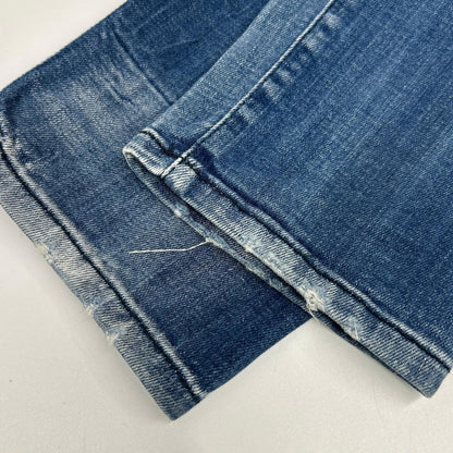 DSQUARED2 ディースクエアード S74LB1642 インディゴ ダメージ加工 SKATER JEAN/スケータージーン ペイントデニムパンツ ボトムス