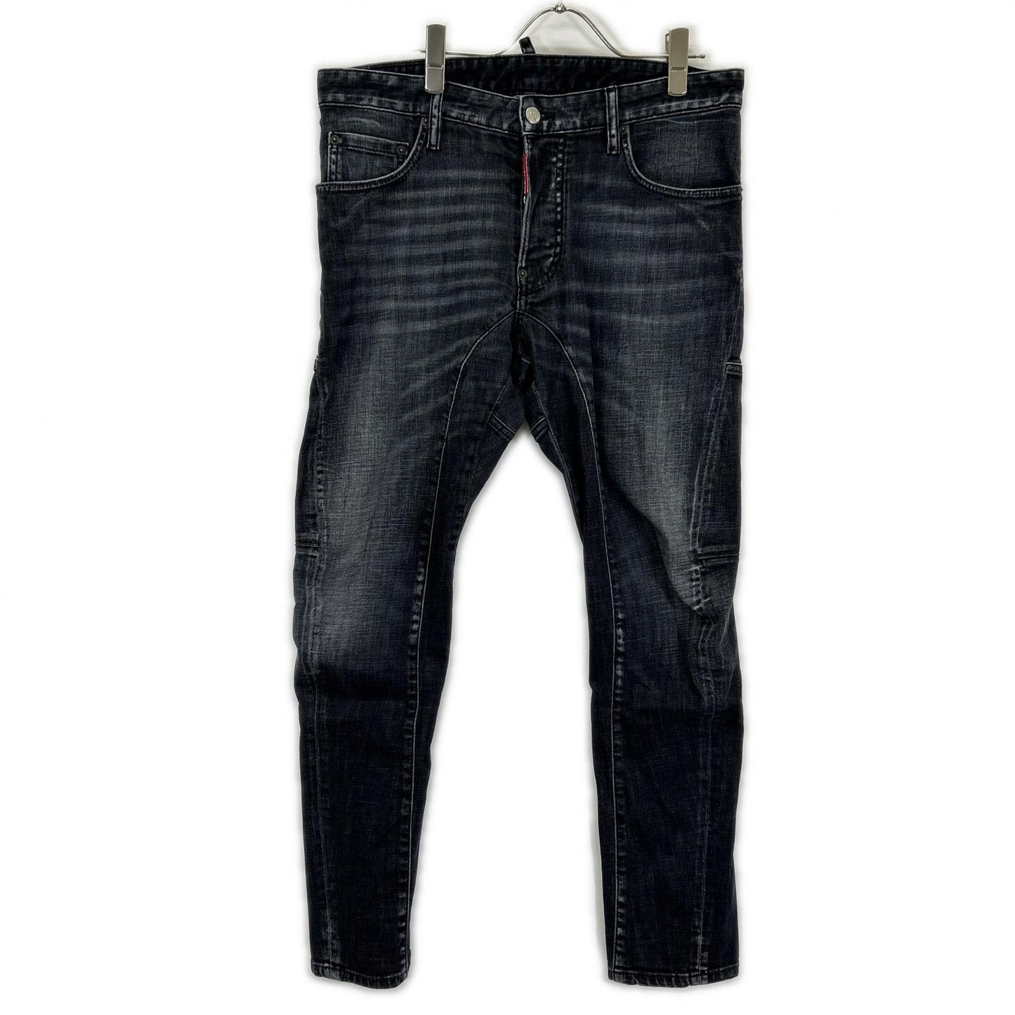 DSQUARED2 ディースクエアード S71LB1441 ブラック Tidy Biker Jean/タイディバイカー ウォッシュ加工 デニムパンツ ボトムス