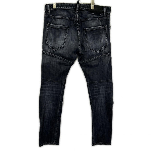DSQUARED2 ディースクエアード S71LB1441 ブラック Tidy Biker Jean/タイディバイカー ウォッシュ加工 デニムパンツ ボトムス