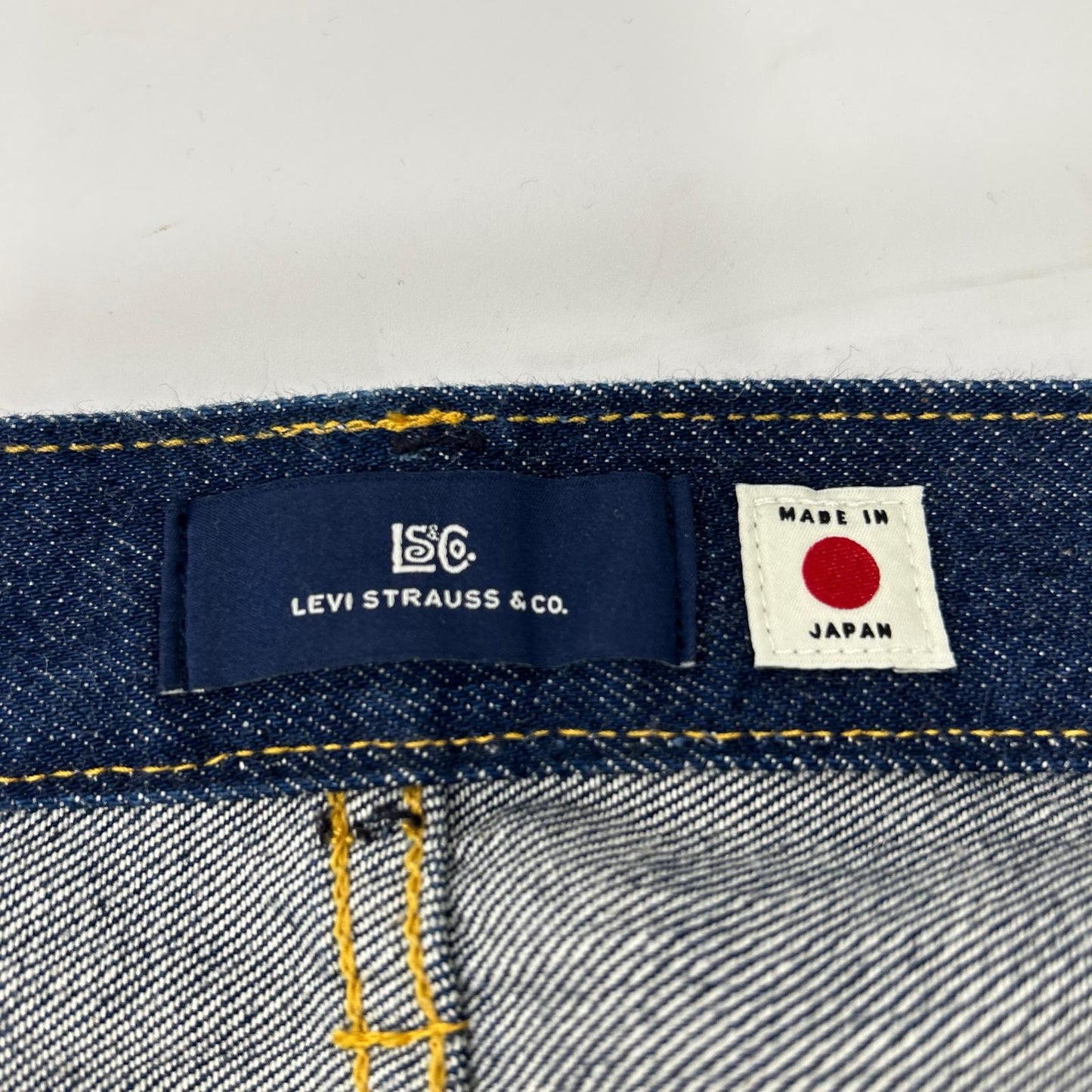 LEVI'S リーバイス インディゴ 日本製 501 ボタンフライ セルビッチデニムパンツ ボトムス