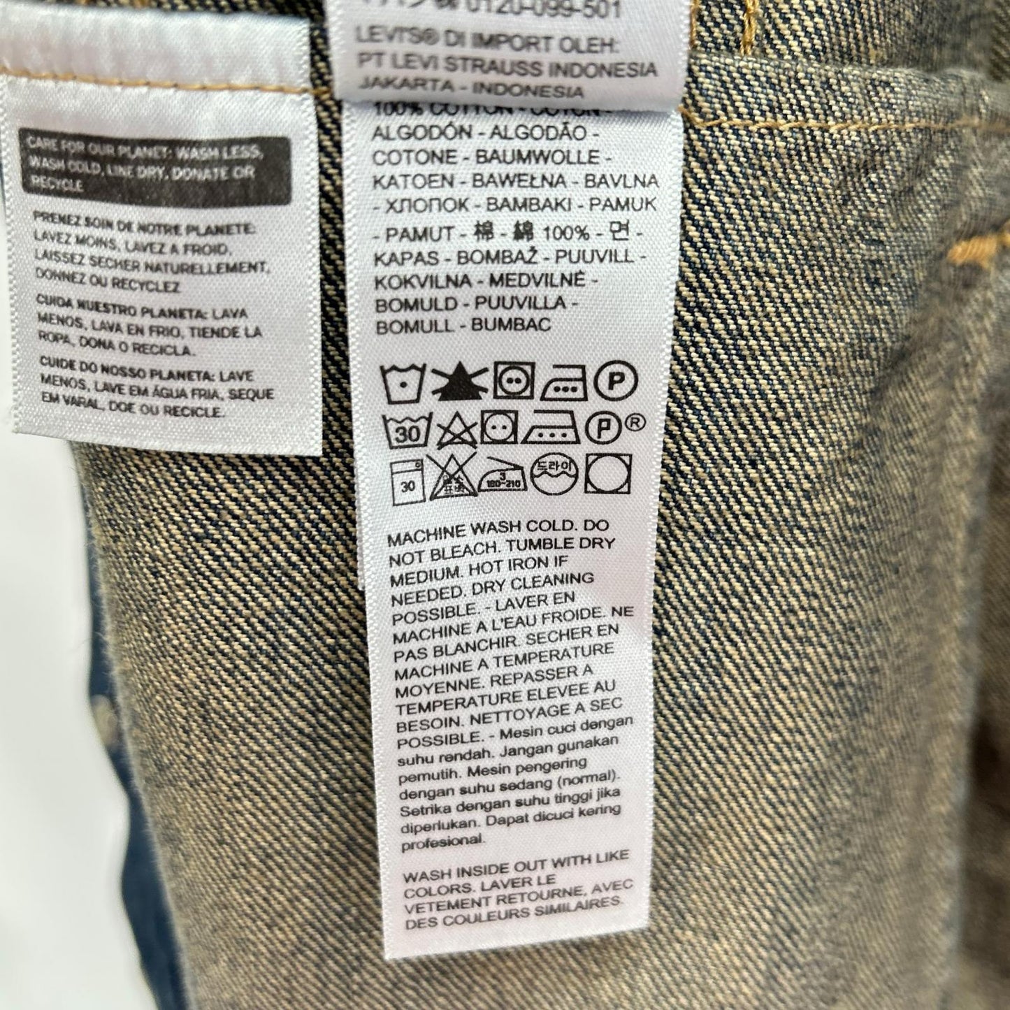 LEVI'S リーバイス インディゴ 日本製 BLUE TAB 3rd デニムトラッカージャケット ジャケット