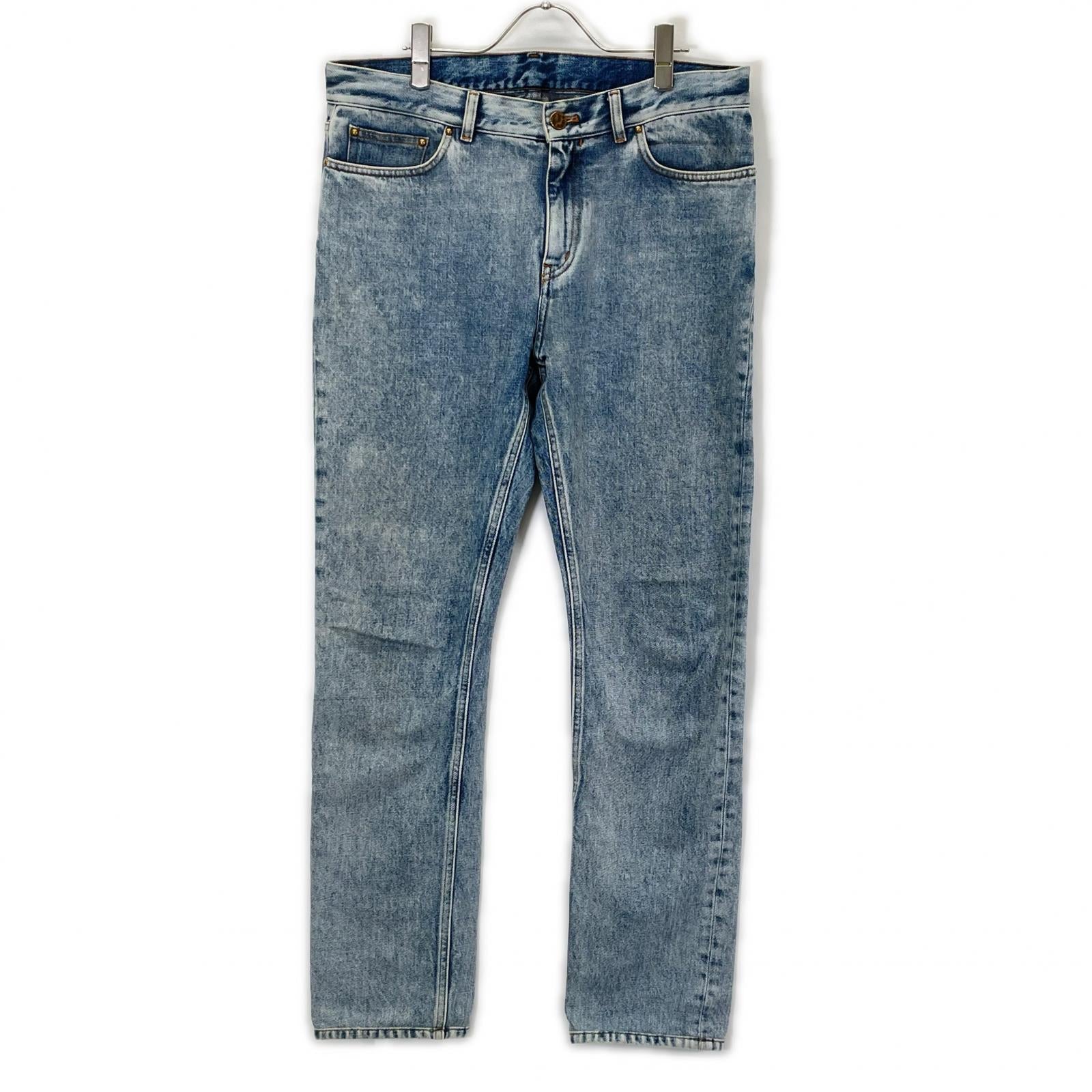 LOUIS VUITTON ルイヴィトン 24年製 HJD70WLVP インディゴ WASHED SLIM JEANS/ウォッシュドスリムジーンズ デニムパンツ ボトムス