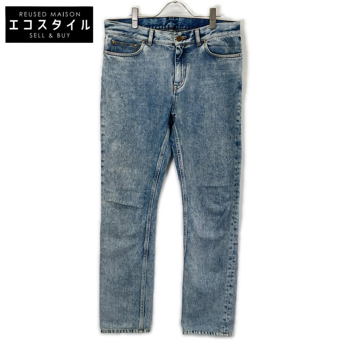 LOUIS VUITTON ルイヴィトン 24年製 HJD70WLVP インディゴ WASHED SLIM JEANS/ウォッシュドスリムジーンズ デニムパンツ ボトムス