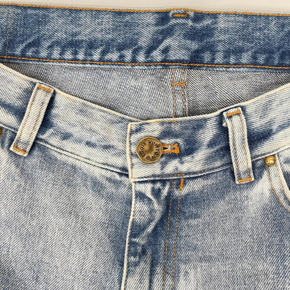 LOUIS VUITTON ルイヴィトン 24年製 HJD70WLVP インディゴ WASHED SLIM JEANS/ウォッシュドスリムジーンズ デニムパンツ ボトムス