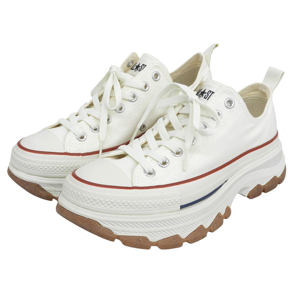 converse コンバース 新品同様 ALL STAR TREKWAVE OX ローカットスニーカー シューズ メンズ アイボリー 27.0cm 1SD665 シューズ