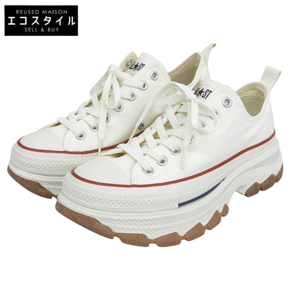 converse コンバース 新品同様 ALL STAR TREKWAVE OX ローカットスニーカー シューズ メンズ アイボリー 27.0cm 1SD665 シューズ