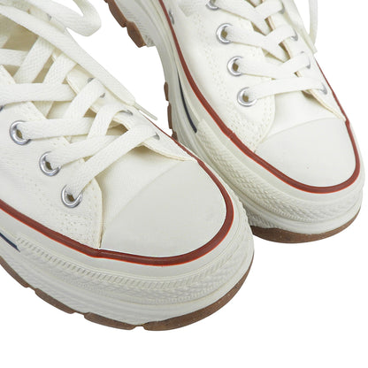 converse コンバース 新品同様 ALL STAR TREKWAVE OX ローカットスニーカー シューズ メンズ アイボリー 27.0cm 1SD665 シューズ