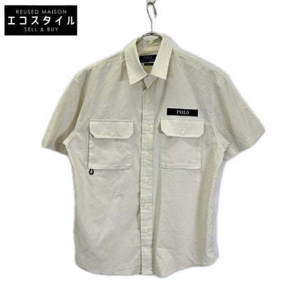 POLObyRalphLauren ポロラルフローレン アイボリー バックプリントビッグポニー フィッシングシャツ トップス