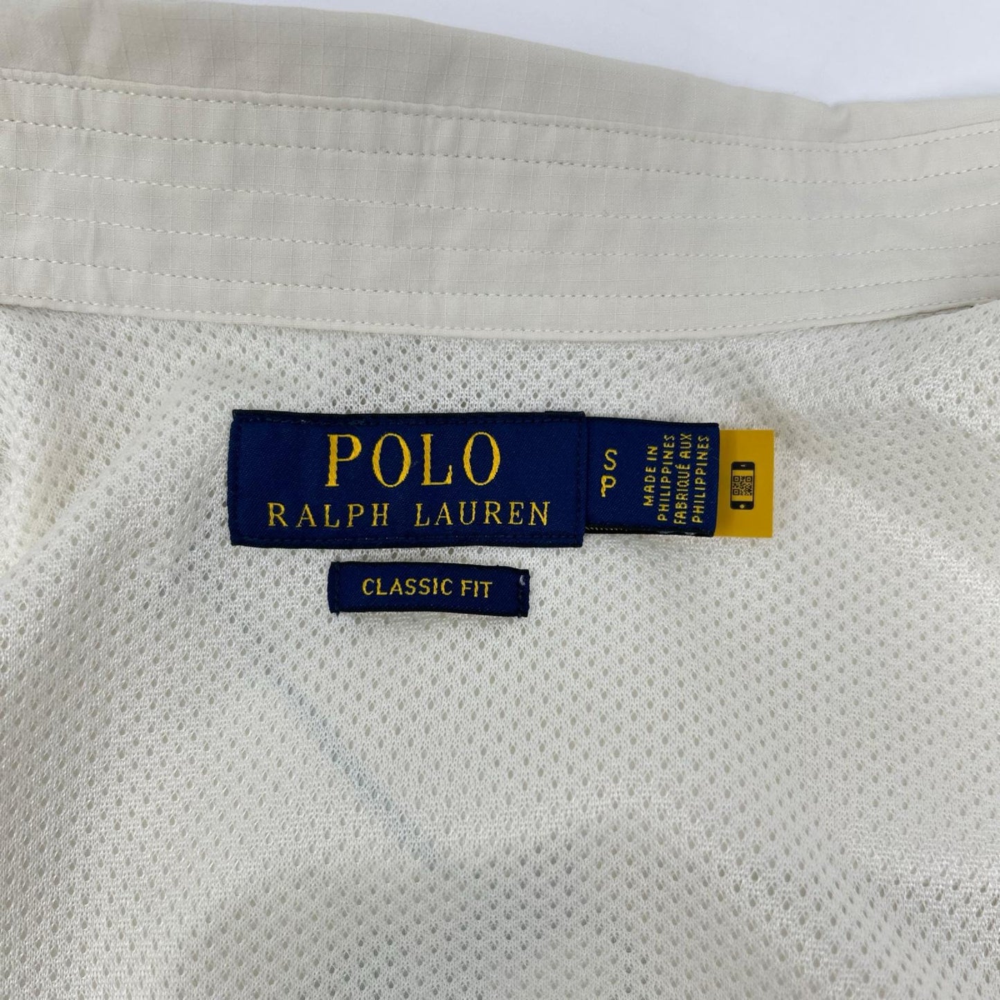 POLObyRalphLauren ポロラルフローレン アイボリー バックプリントビッグポニー フィッシングシャツ トップス