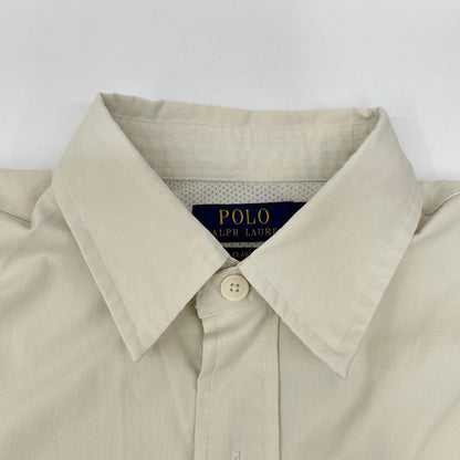 POLObyRalphLauren ポロラルフローレン アイボリー バックプリントビッグポニー フィッシングシャツ トップス