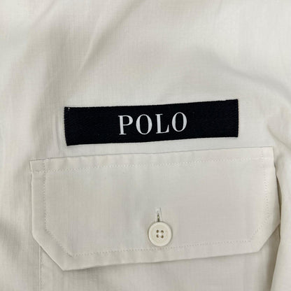 POLObyRalphLauren ポロラルフローレン アイボリー バックプリントビッグポニー フィッシングシャツ トップス