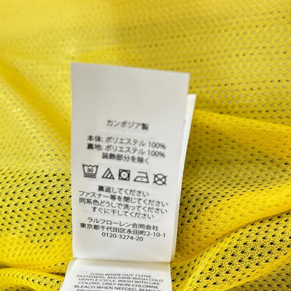 POLO SPORT ポロスポーツ イエロー×ブラック サイクルジップベスト×ショーツ セットアップ スーツ セットアップ