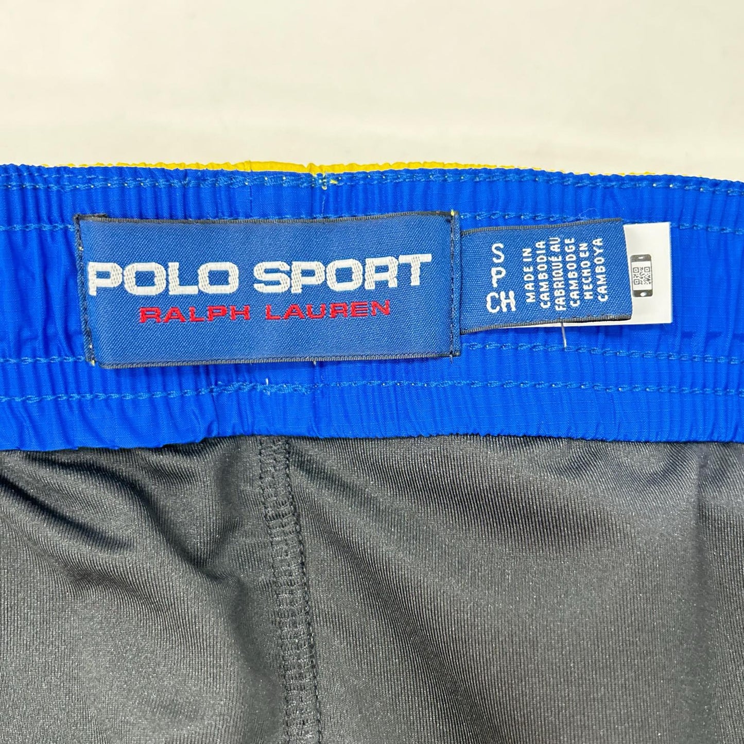 POLO SPORT ポロスポーツ イエロー×ブラック サイクルジップベスト×ショーツ セットアップ スーツ セットアップ
