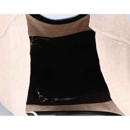 pelleq ペレック 【新品同様】BG1201-SS18 box bag 麻100% ボックスバッグ トートバッグ