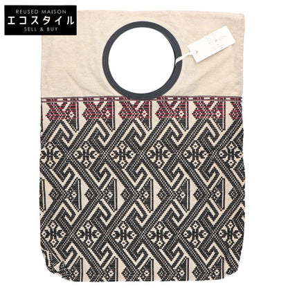 pelleq ペレック 【新品同様】BG1201-SS18 box bag 麻100% ボックスバッグ トートバッグ