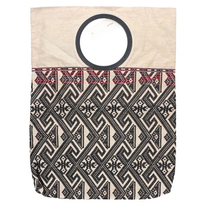 pelleq ペレック 【新品同様】BG1201-SS18 box bag 麻100% ボックスバッグ トートバッグ