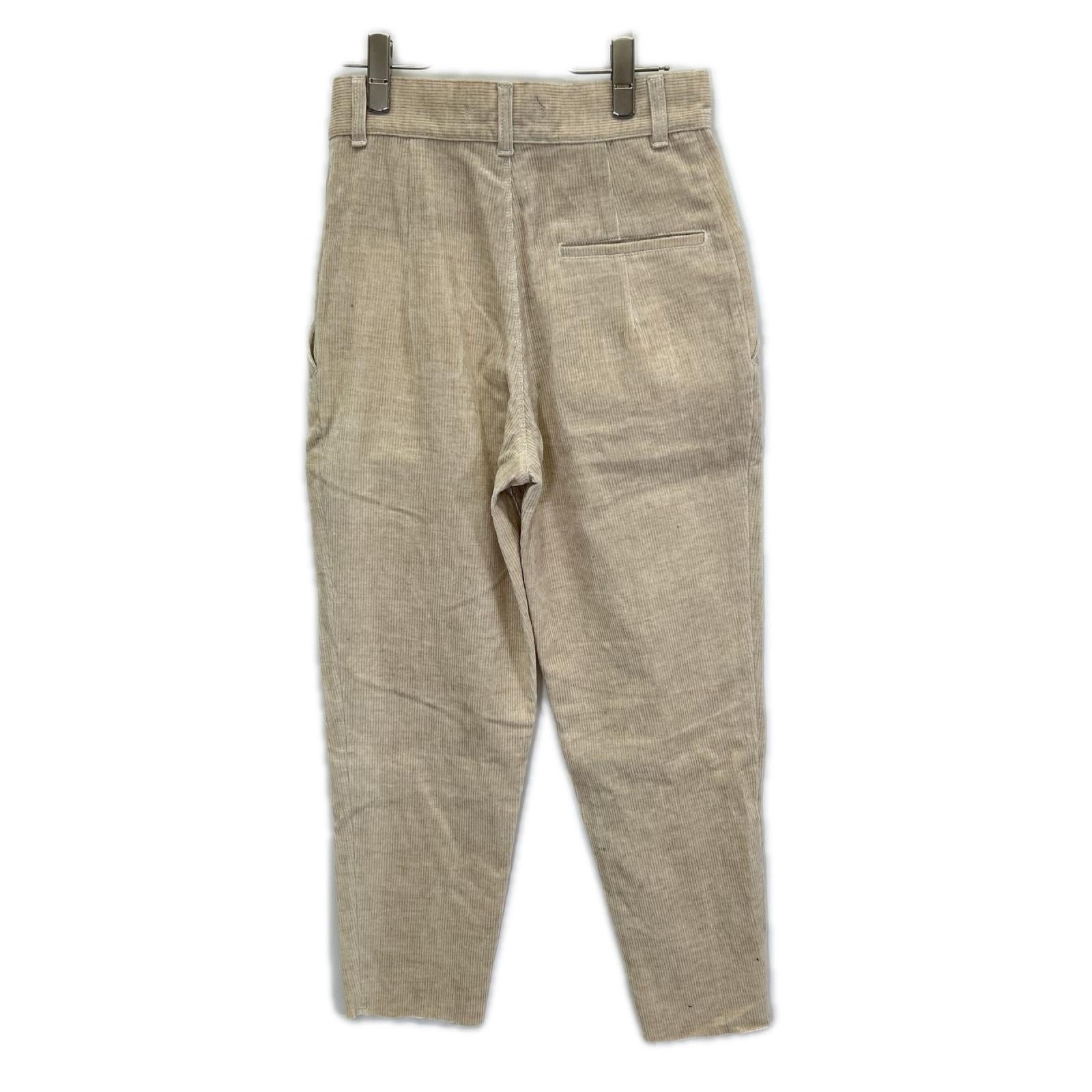 pelleq ペレック PT0711-SS17 ナチュラル リネン混 タックトラウザー ボトムス