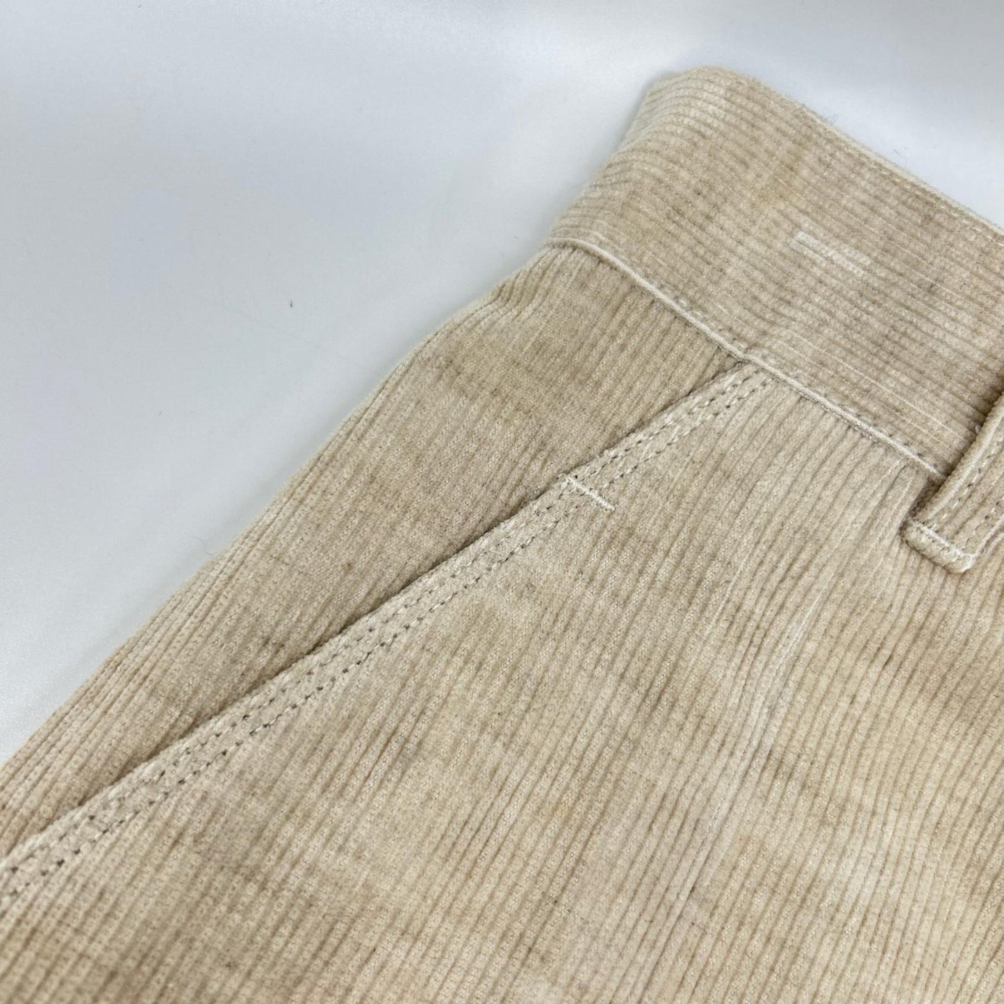pelleq ペレック PT0711-SS17 ナチュラル リネン混 タックトラウザー ボトムス