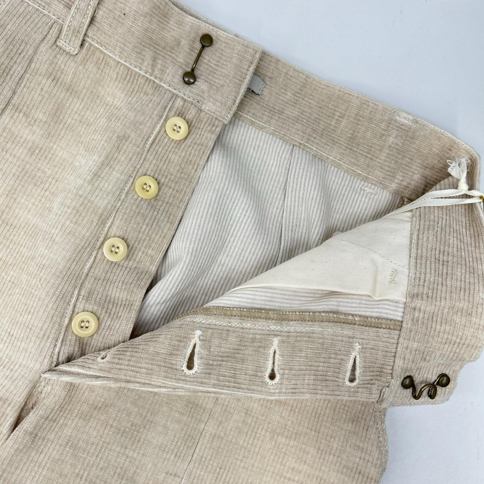 pelleq ペレック PT0711-SS17 ナチュラル リネン混 タックトラウザー ボトムス