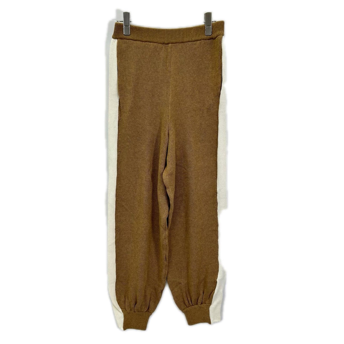 pelleq ペレック KP0902-SA22 ブラウン コットン100 cozy ニットパンツ ボトムス
