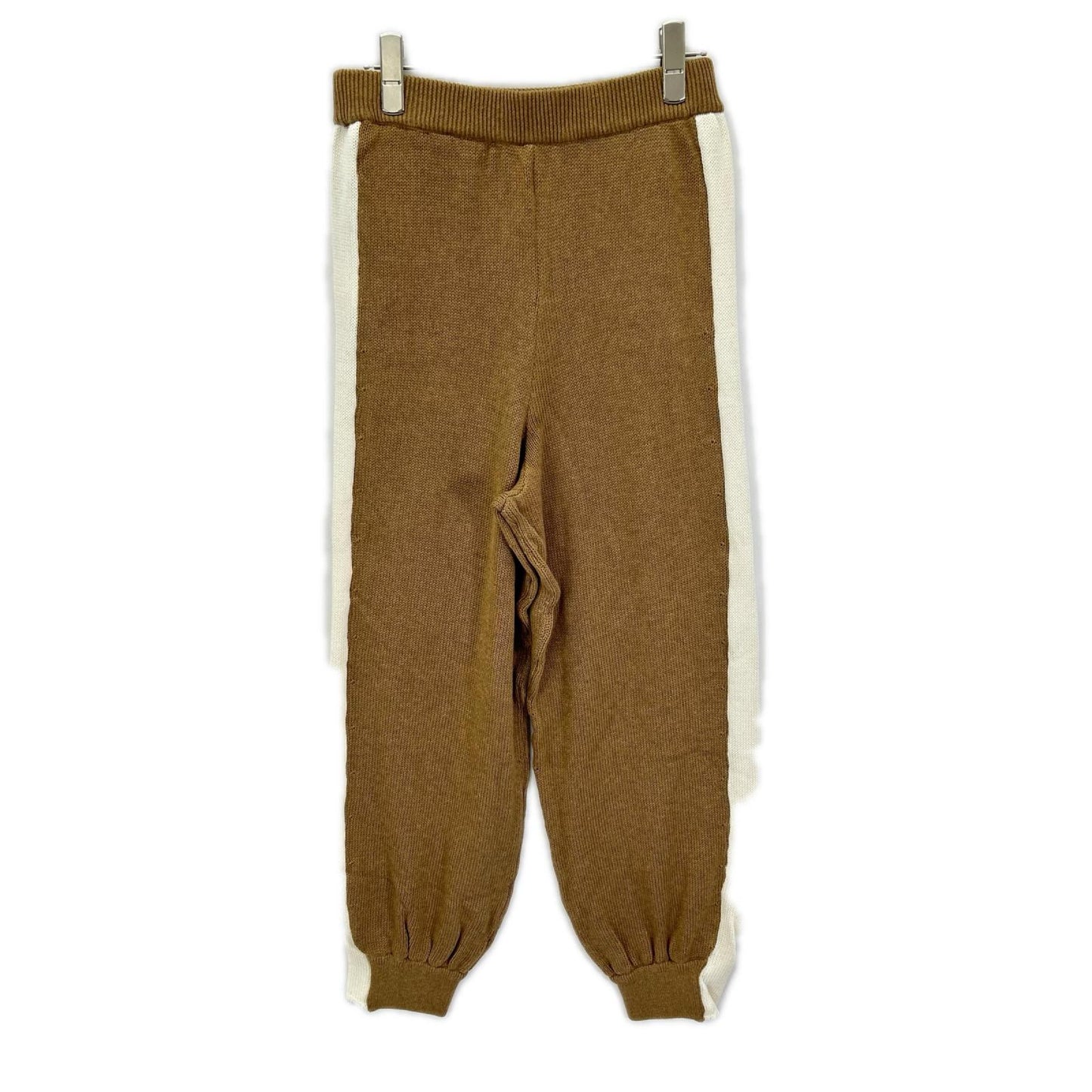 pelleq ペレック KP0902-SA22 ブラウン コットン100 cozy ニットパンツ ボトムス