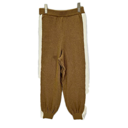 pelleq ペレック KP0902-SA22 ブラウン コットン100 cozy ニットパンツ ボトムス