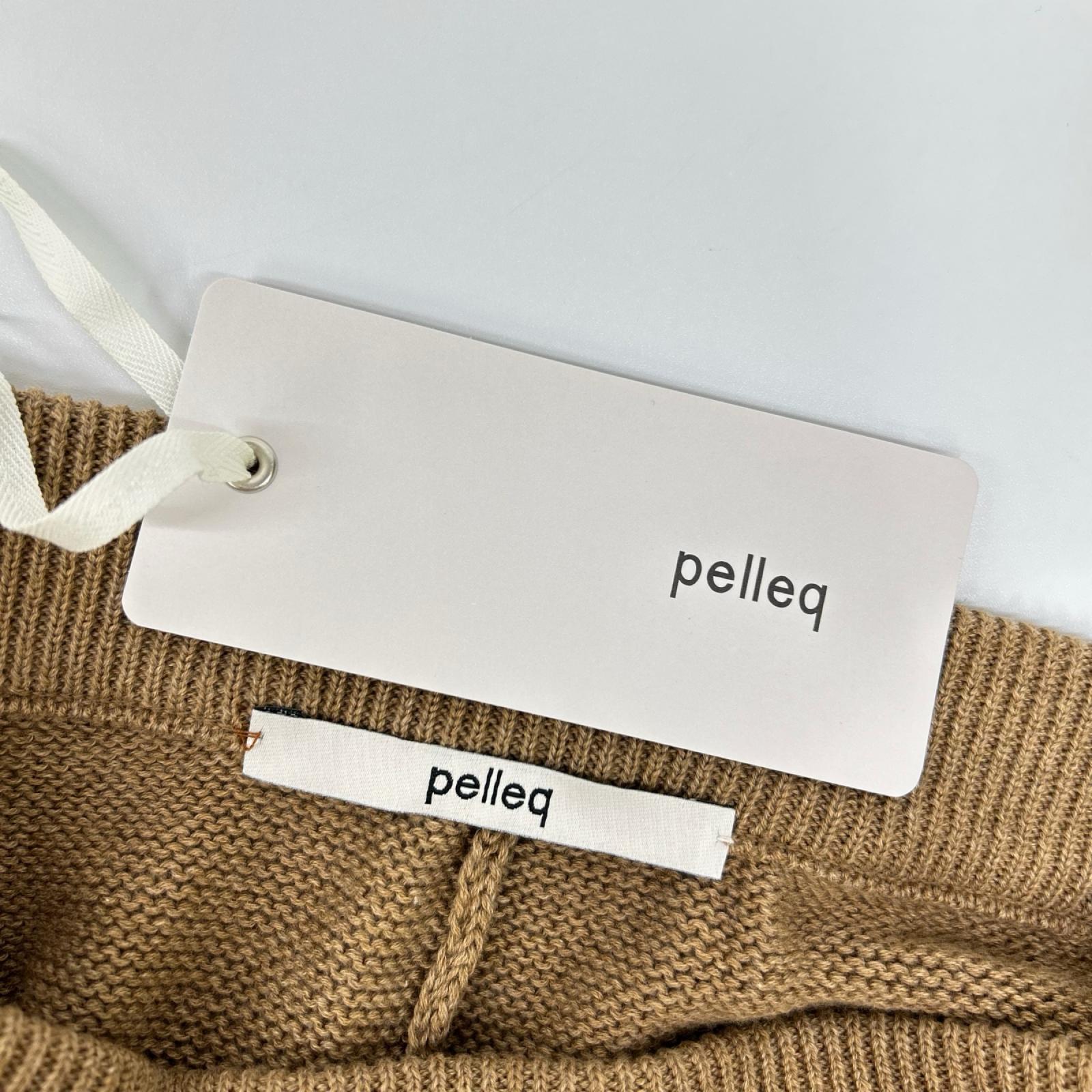 pelleq ペレック KP0902-SA22 ブラウン コットン100 cozy ニットパンツ ボトムス