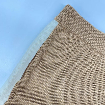 pelleq ペレック KP0902-SA22 ブラウン コットン100 cozy ニットパンツ ボトムス