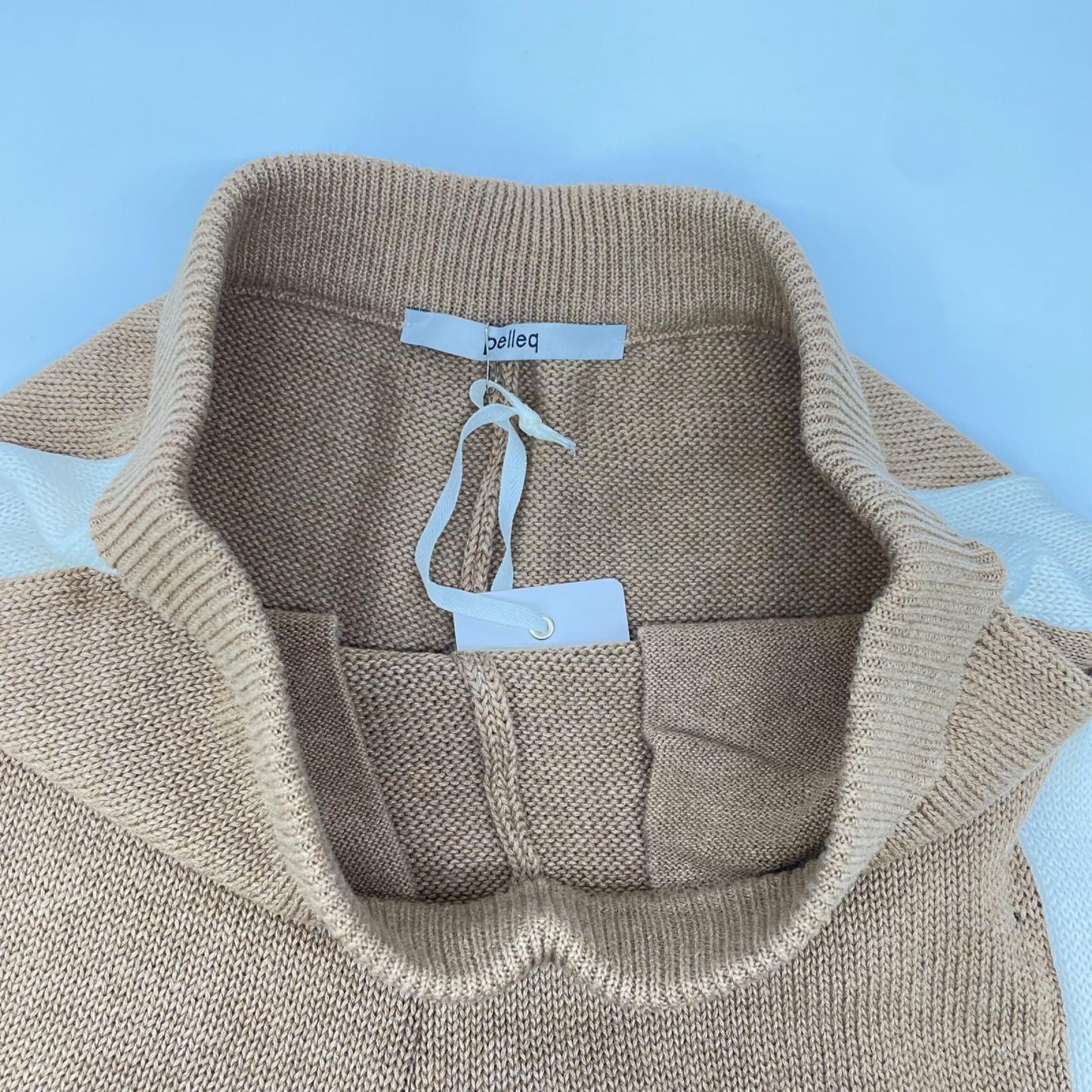 pelleq ペレック KP0902-SA22 ブラウン コットン100 cozy ニットパンツ ボトムス