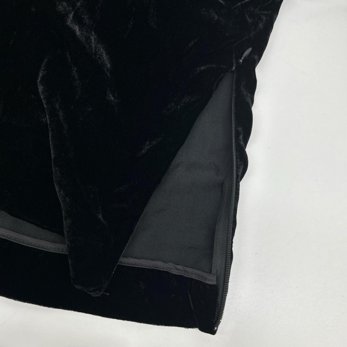 pelleq ペレック SB0101-AW22 ブラック レーヨンシルク ベルベット プルオーバー トップス