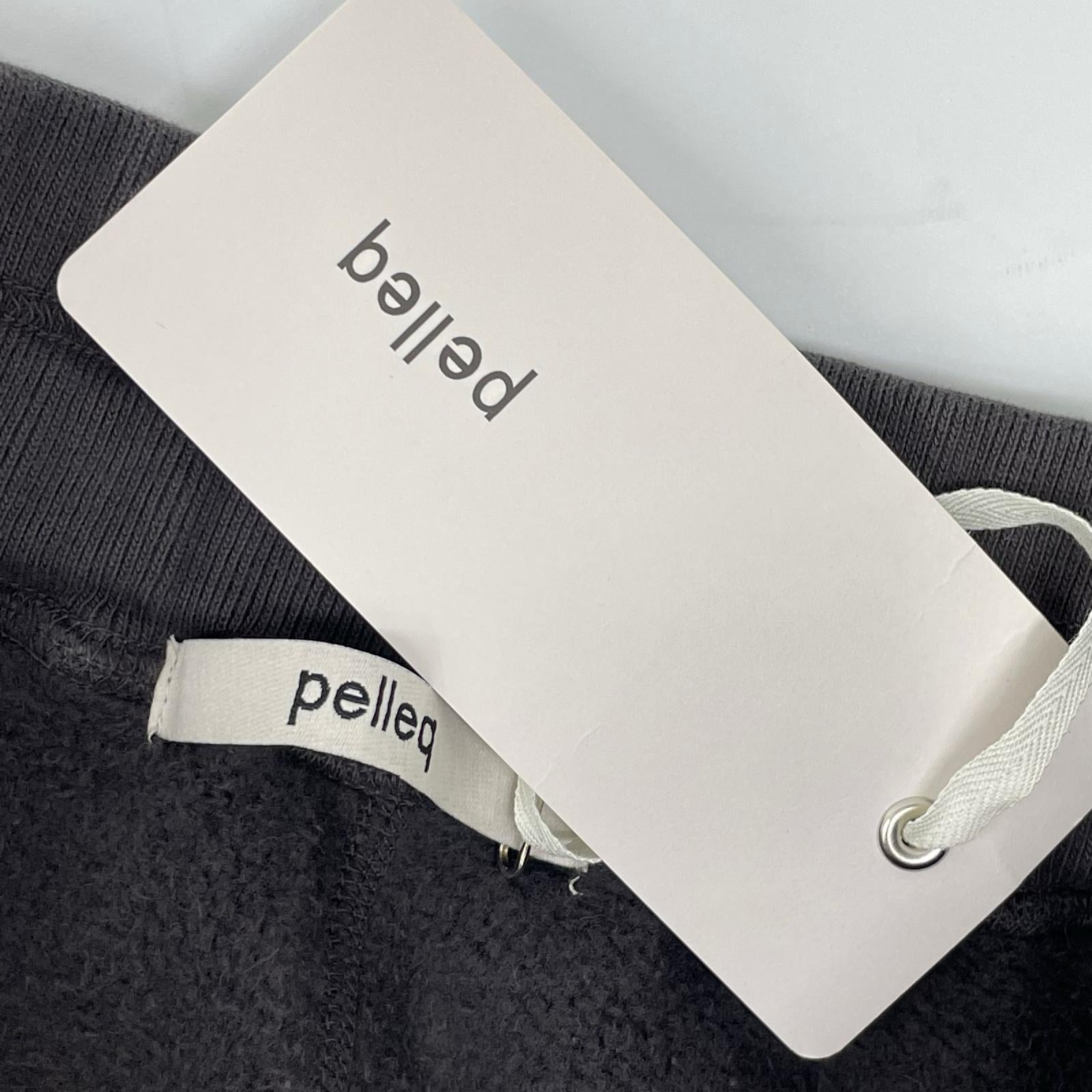 pelleq ペレック SP0806-WS21 ブラウン コットン100 Hem String スウェットパンツ ボトムス