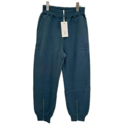 pelleq ペレック SS1003-AW22 ブルー コットン100 ジップ付き スウェットパンツ ボトムス