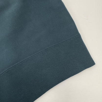 pelleq ペレック SS1001-AW22 ブルー コットン100 ラグランスリーブ スウェットシャツ トップス