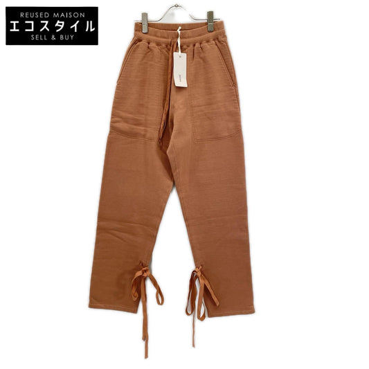pelleq ペレック SP0806-WS21 ピンク コットン100 Hem String スウェットパンツ ボトムス