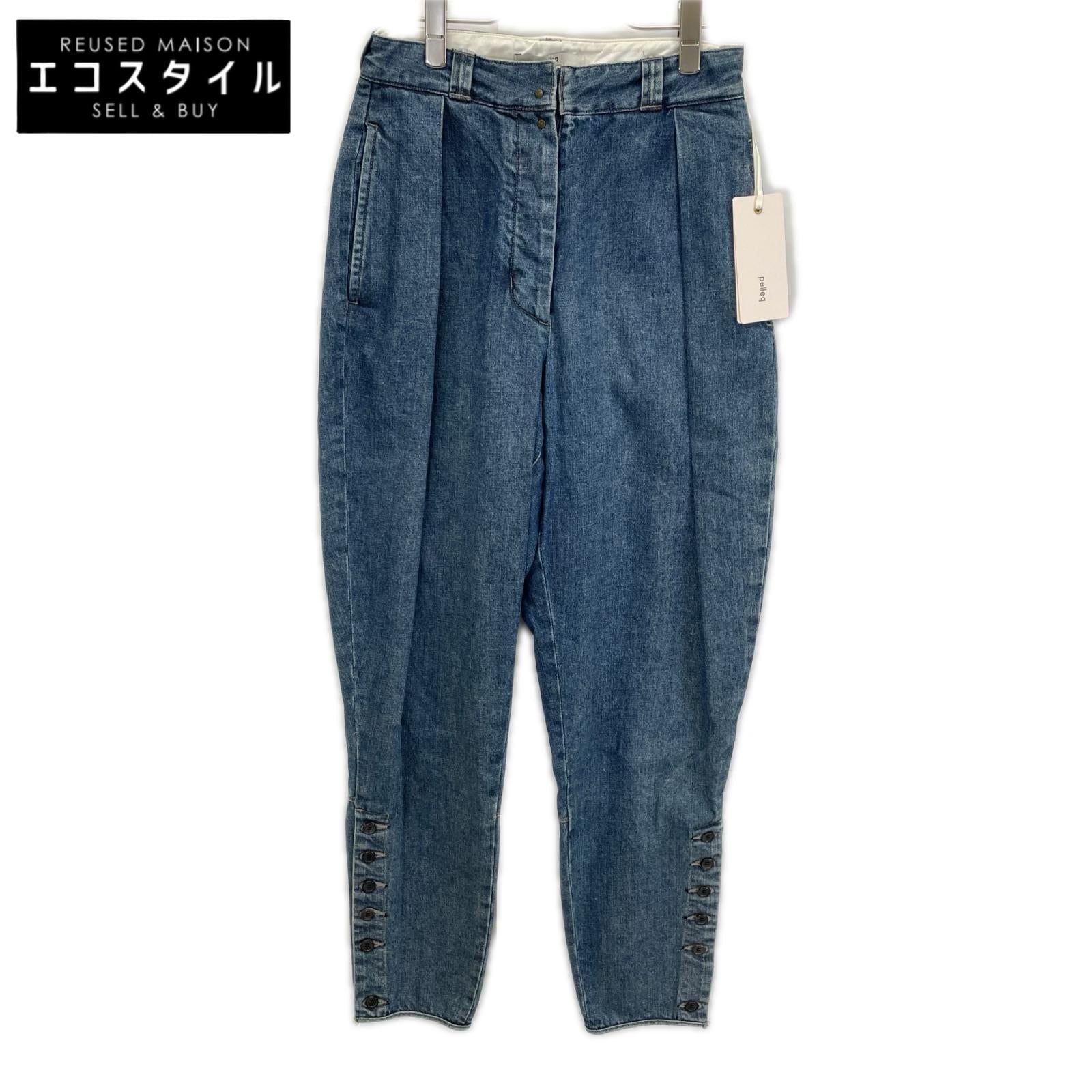 pelleq ペレック PT0708-SS17 インディゴ コットン100 ジョッパーズパンツ ボトムス