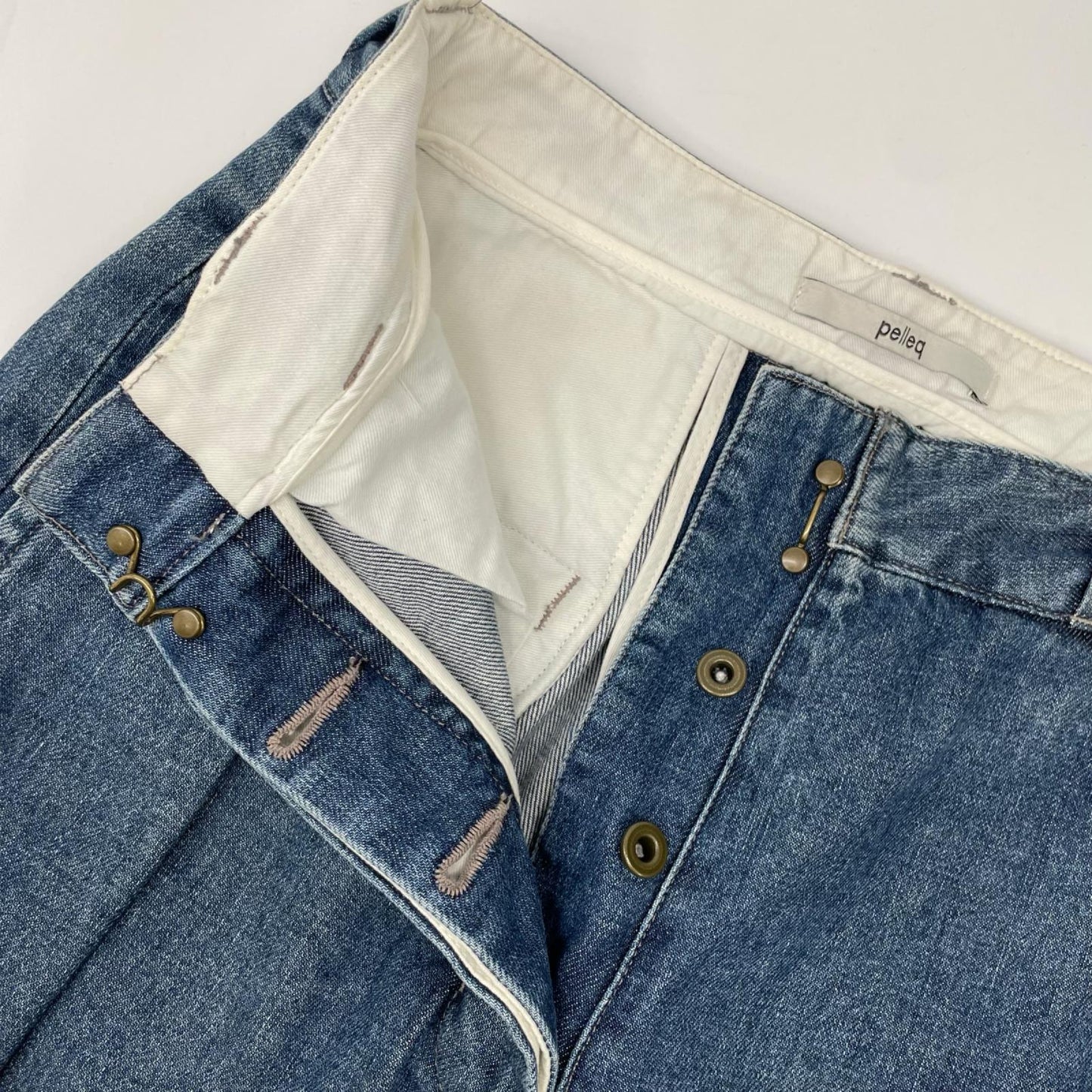 pelleq ペレック PT0708-SS17 インディゴ コットン100 ジョッパーズパンツ ボトムス