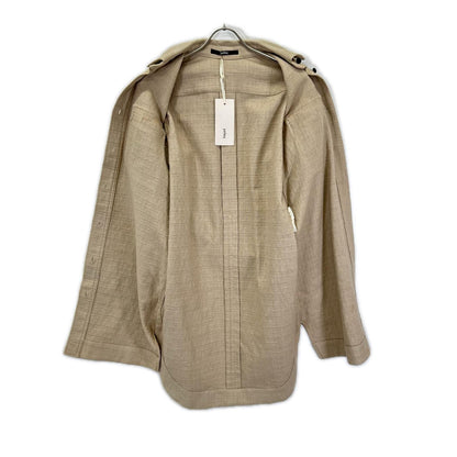 pelleq ペレック OP0302-SS19 ベージュ コットン100 サファリドレスシャツ トップス