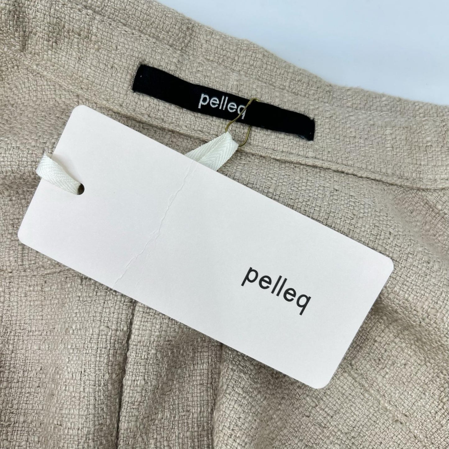 pelleq ペレック OP0302-SS19 ベージュ コットン100 サファリドレスシャツ トップス