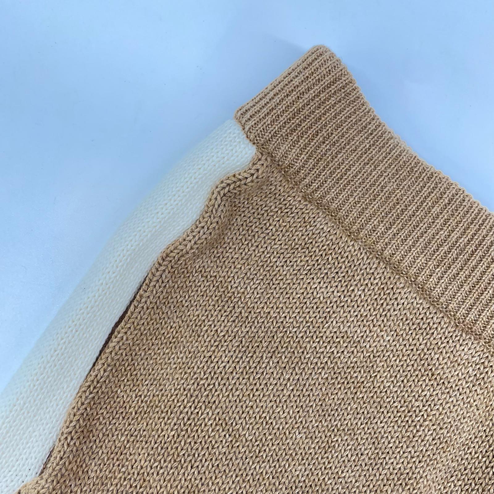 pelleq ペレック KP0902-SA22 ブラウン コットン100 cozy ニットパンツ ボトムス