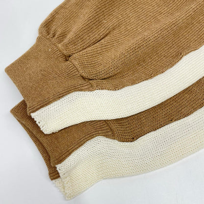 pelleq ペレック KP0902-SA22 ブラウン コットン100 cozy ニットパンツ ボトムス