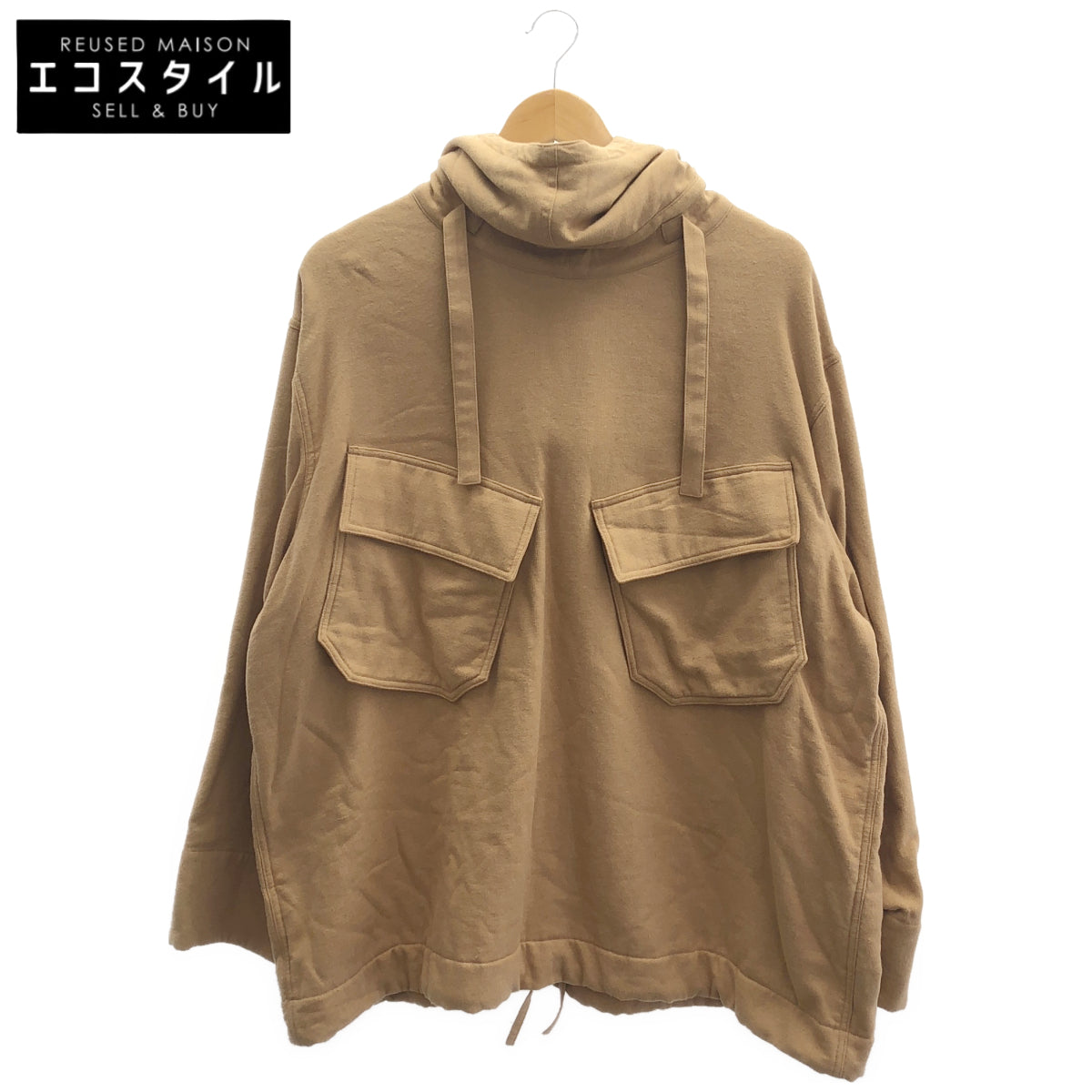 pelleq ペレック JK0503-SS20 ブラウン コットン100 アノラックジャケット トップス