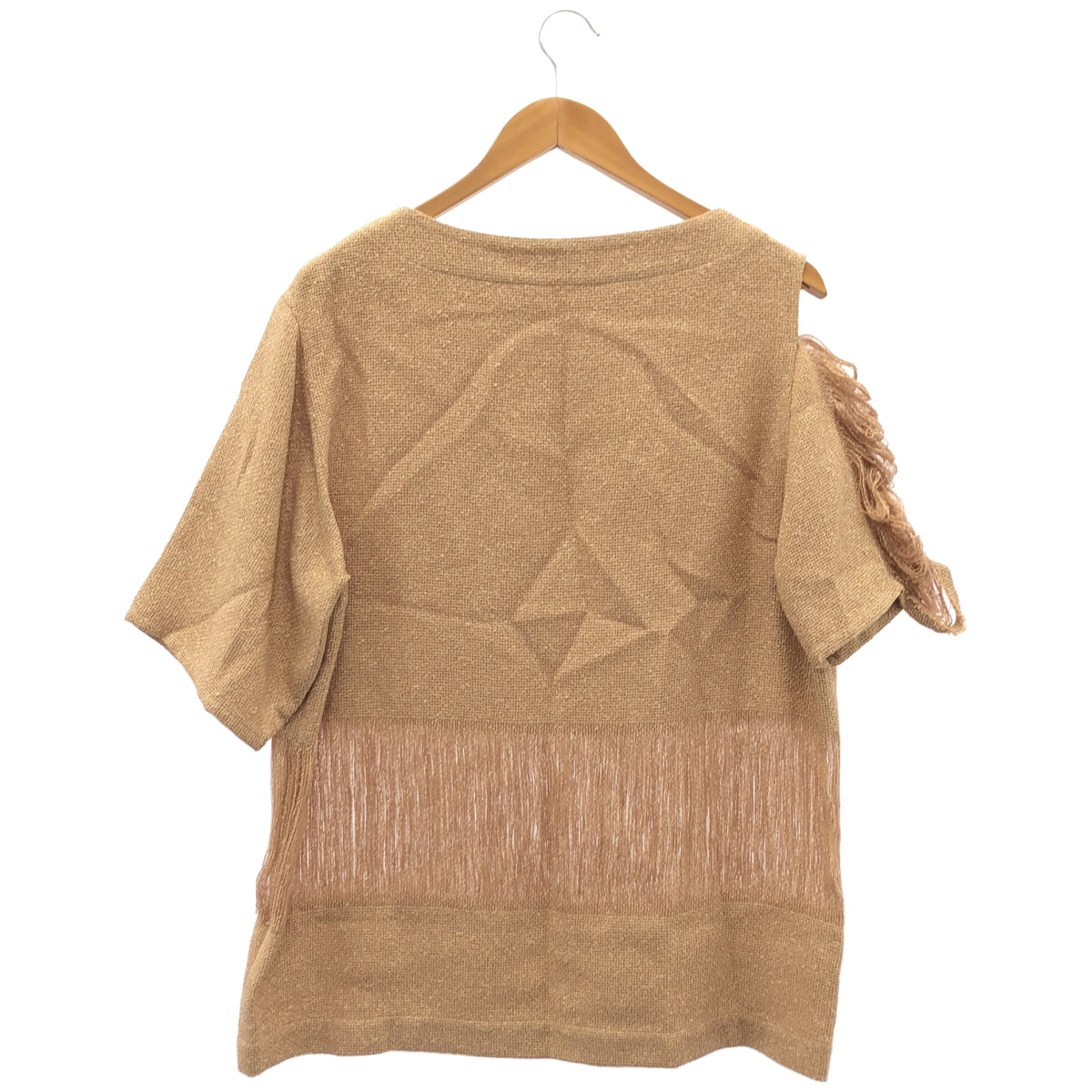 pelleq ペレック SB0102-SS21 ピンク paper cotton string top トップス