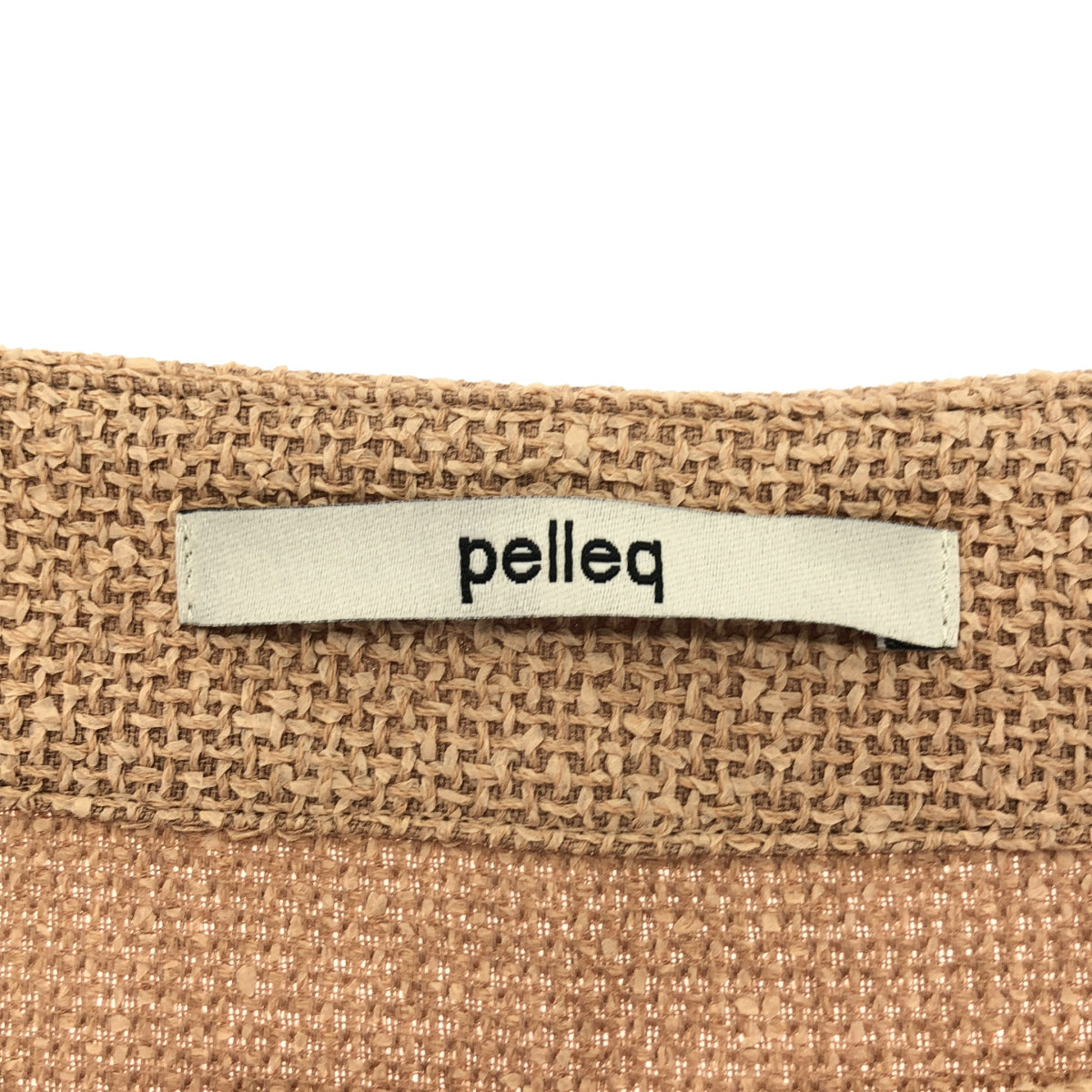 pelleq ペレック SB0102-SS21 ピンク paper cotton string top トップス