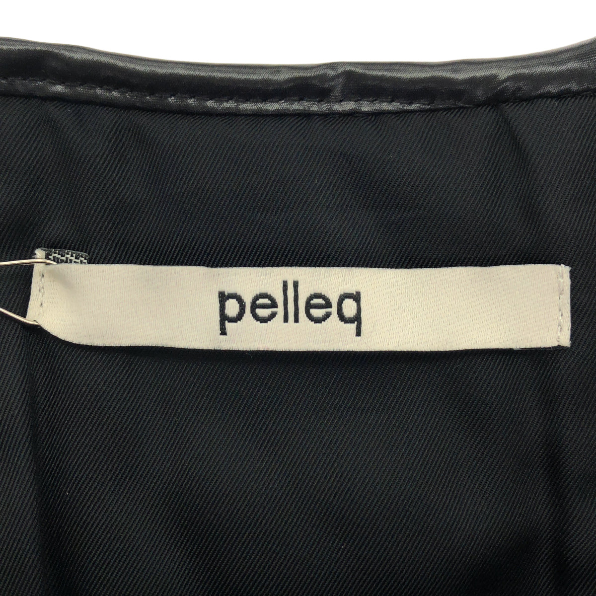 pelleq ペレック SK0401-WS21 ブラック コットン混 キルト ボックス スカート ボトムス