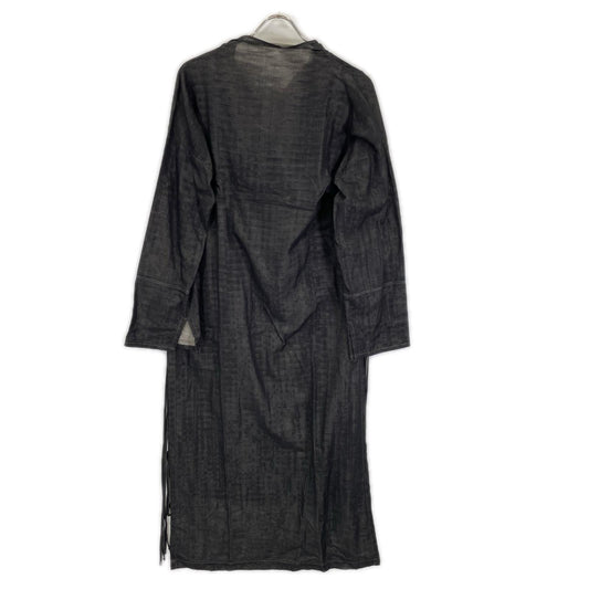 pelleq ペレック OP0101-SS20 ブラック コットン混 サイドストリングスドレス ワンピース